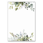 Carte d'escorte Mariage de fleurs aux roses blanch (Dos)