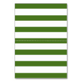 Carte d'escorte mariage irlandaise Clover and gree (Dos)