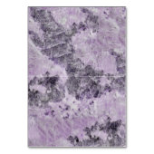 Carte d'escorte pliée Amethyst mariage violet (Dos)