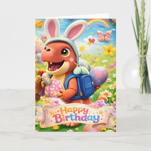 Carte Description d'anniversaire joyeux (Devant)