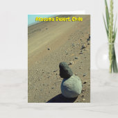 Carte Désert d'Atacama, Chili (Devant)