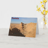 Carte Désert du Sahara, Tunisie (Fleur jaune)