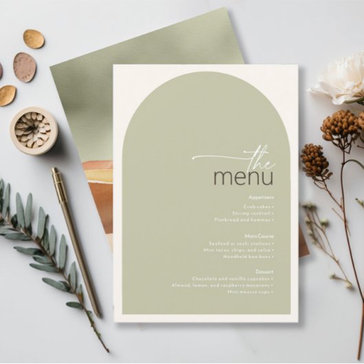 Carte Desert Vibes Paysage Mariage Sage ID1019