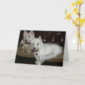 Carte Desi & Lucy (Fleur jaune)