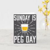 Carte Desi Punjabi Funny Peg Day Sikh Quote Gift  (Fleur jaune)
