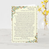 Carte DESIDERATA (Fleur jaune)