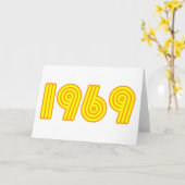 Carte Design 1969 (40e anniversaire) (Fleur jaune)