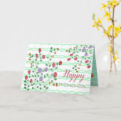 Carte Design à motifs Fancy Floral (Fleur jaune)