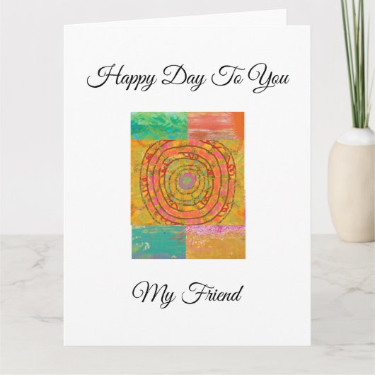 Carte Design Aztec (Devant)
