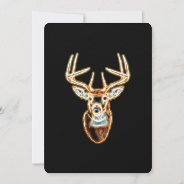 Carte Design de Deer Head Energy Spirit (Devant)