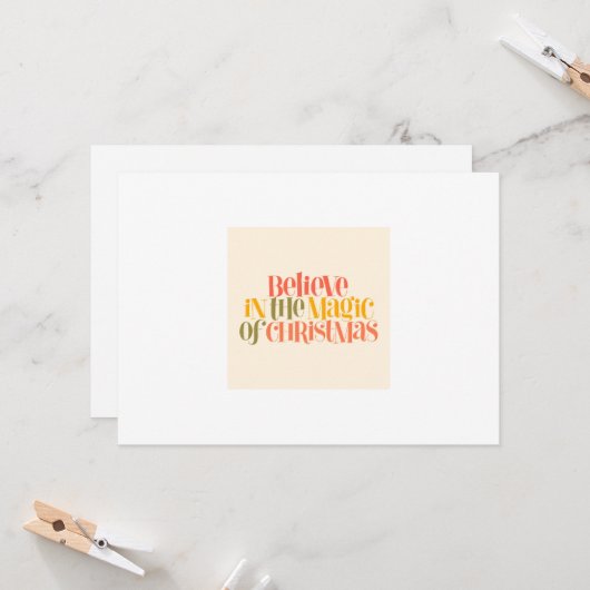 Carte Design de mode de vie lent (Devant/Arrière en situation)