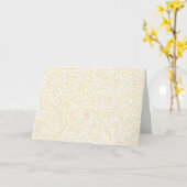 Carte Design de mosaïque professionnel élégant moderne (Fleur jaune)