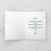 Carte Design d'illustration de la verdure du jour des pè (Intérieur)