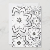 Carte Design floral 11 (Dos)