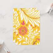 Carte Design floral 24 (Devant/Arrière en situation)