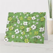 Carte Design floral 6 (Dos)