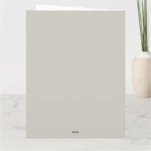 Carte Design "Joyeux Anniversaire" avec cœur doré (Dos)