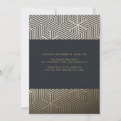 Carte Design moderne 40e anniversaire simple élégant scr (Dos)