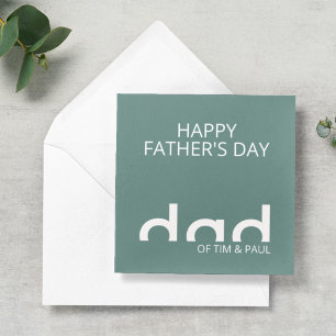Carte Design moderne simple papa pour la Fête des pères