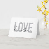 Carte Design simple, urbain, moderne, cool Love Barcelon (Fleur jaune)
