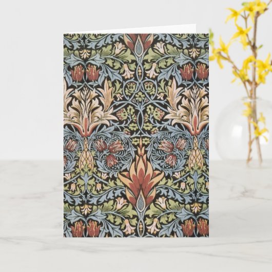 Carte Design Snakeshead par William Morris (Fleur jaune)