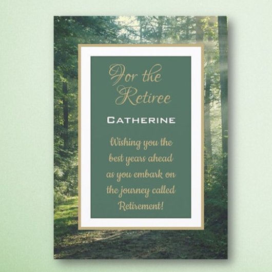 Carte Désirez-Vous Repartir ! Retraite