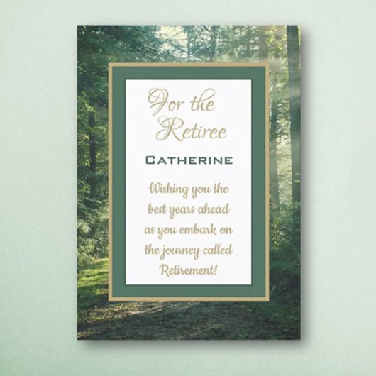 Carte Désirez-Vous Repartir ! Retraite