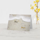Carte Désolé . .. (Fleur jaune)