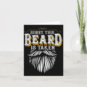 Carte Désolé Cette Barbe Est Prise Country Rétro Saint-V