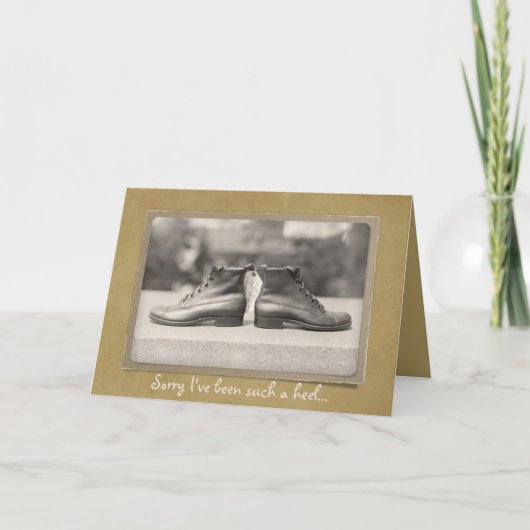 Carte Désolé d'avoir été une réparation de relation de t (Devant)