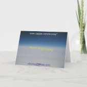 Carte Désolé de vous entendre partir (Dos)