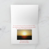 Carte Désolé de vous entendre partir (Intérieur)