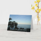 Carte Désolé de vous entendre partir (Fleur jaune)