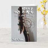 Carte Désolé d'entendre que vous vous sentez à l'étroit  (Fleur jaune)