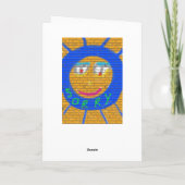 Carte Désolé Graffiti, Art Sad Face, Sadness Regret (Dos)