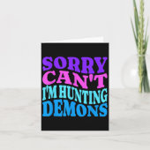 Carte Désolé, impossible de chasser les démons coréens P (Devant)