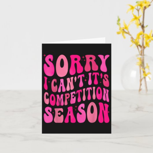 Carte Désolé, impossible de comp Saison Comp Saison  (Fleur jaune)