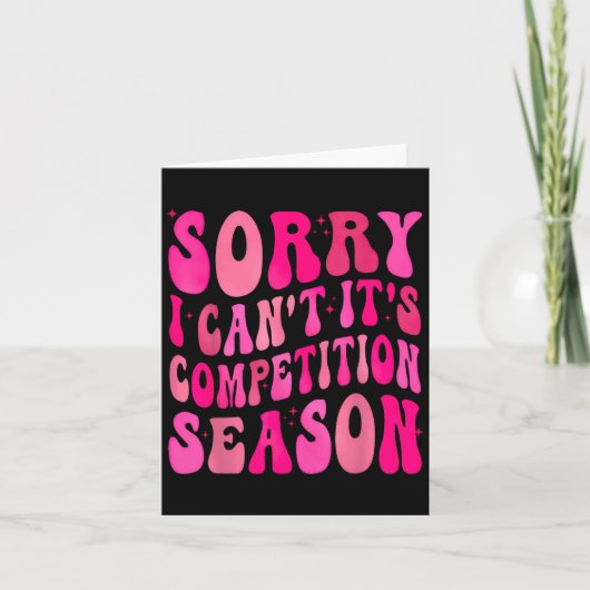 Carte Désolé, impossible de comparer la saison de comp S (Devant)