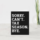 Carte Désolé, impossible de dire au revoir à la saison f (Devant)