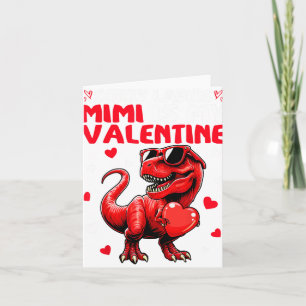 Carte Désolé Mesdames Mimi Est Mon Dinosaure De La Saint