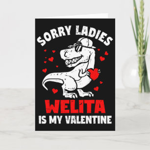 Carte Désolé Mesdames Welita Est Mon Valentin Garçon Din