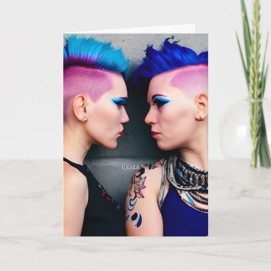 Carte Désolé, on se maquille | LGBTQ+ Amour (Devant)