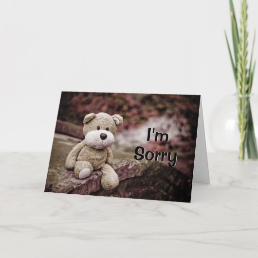 Carte Désolé, Pardonne-moi. (Devant)