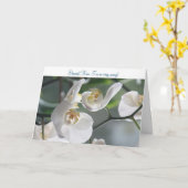 Carte Désolé, Pardonnez-moi - Orchidées, excuses (Fleur jaune)