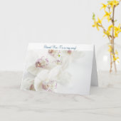 Carte Désolé, Pardonnez-moi - Orchidées, excuses (Fleur jaune)