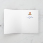 Carte Désolé, Please Forgive Me, Teddy Bear Flowers (Intérieur)