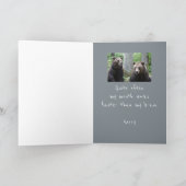 Carte Désolé pour ce que vous avez dit Humour d'animaux (Intérieur)