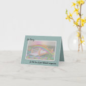 Carte Désolé pour la perte de la sympathie des animaux (Fleur jaune)