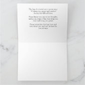 Carte Désolé pour votre perte - Hamster (Intérieur)