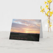 Carte Désolé pour votre perte (perte d'un animal de comp (Fleur jaune)